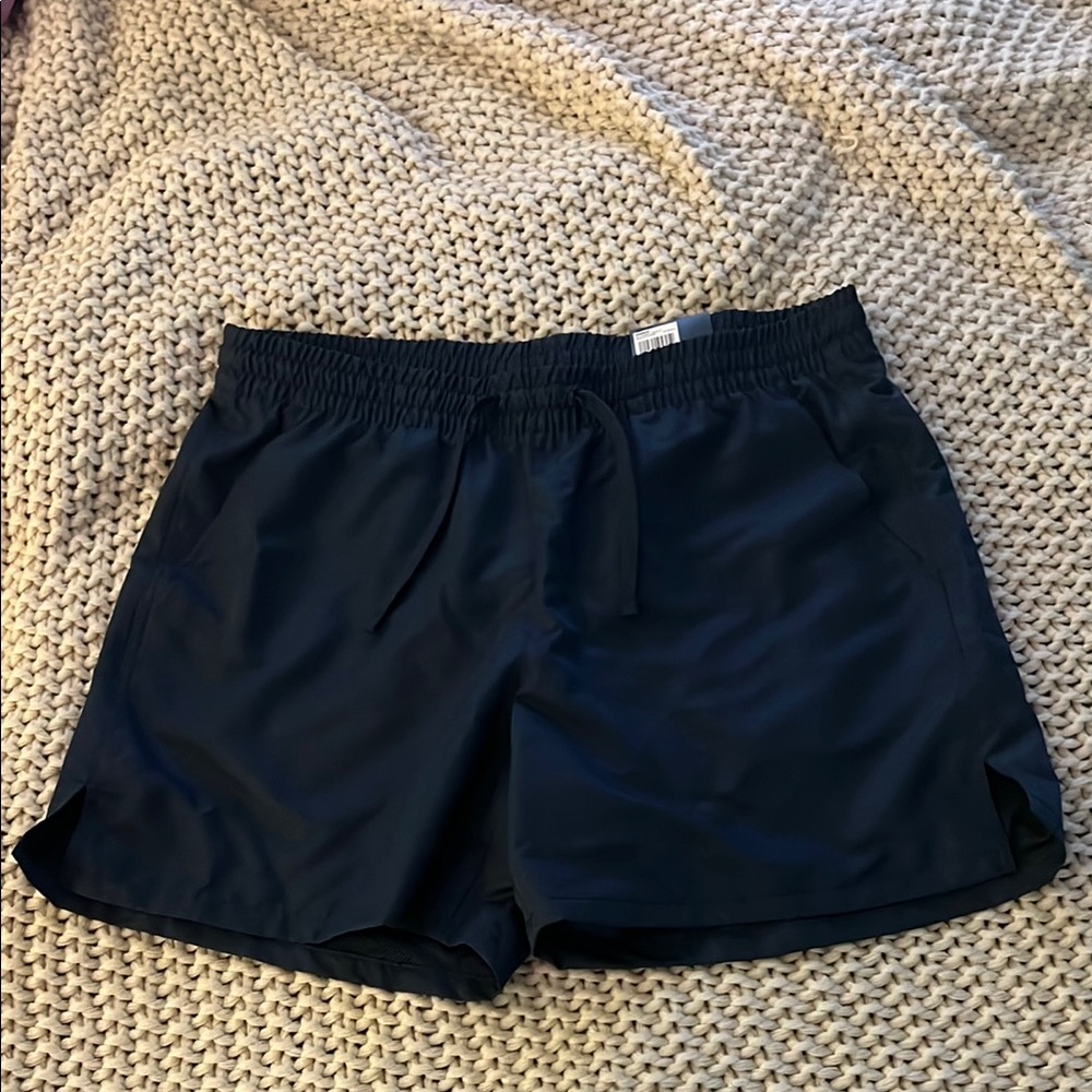 Navy Blue Athletic Shorts